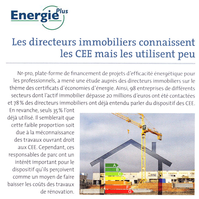 Energie plus  (décembre 2012)