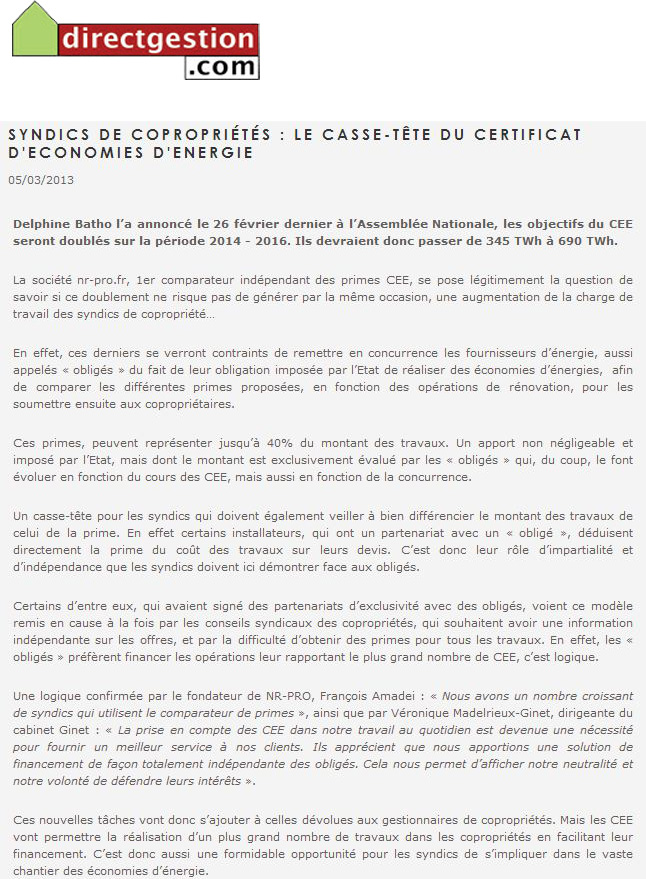 Direct Gestion